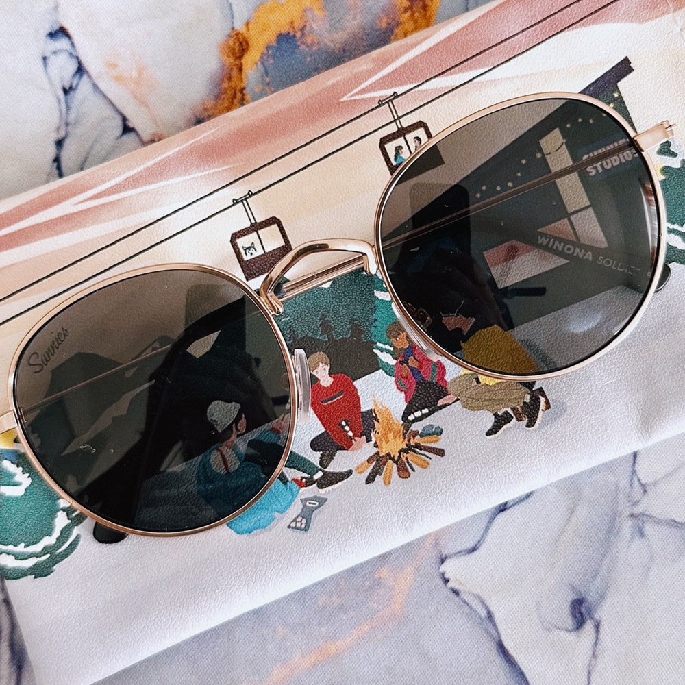Sunnies Studio Round Frame Sunglasses